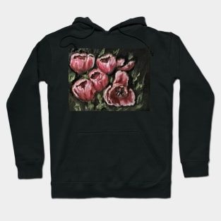 Pink Tulips For Erika Hoodie